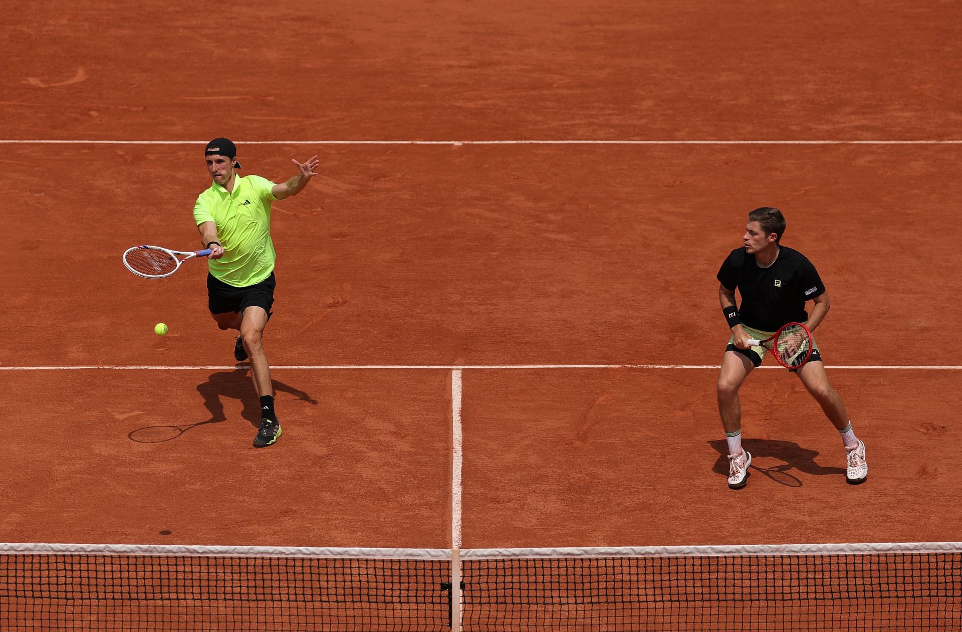 Joe Salisbury and Neal Skupski at the French Open 2025. (Photo: Getty)
